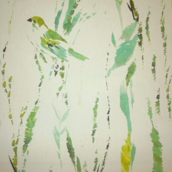 HP 💚 Annie Selke Home Tweet in Green Fabric - Picture 2 of 13